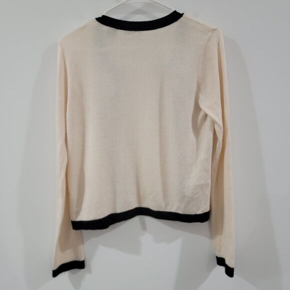 Moda International Womens Cardigan Sweater Size Small Silk Rabbit Hair Luxury - Picture 3 of 6